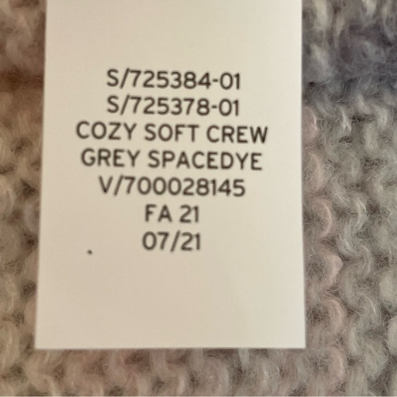 Gap Forever Soft Grey Spacedye Ombré Sweater Tunic Large NWT - Picture 9 of 11